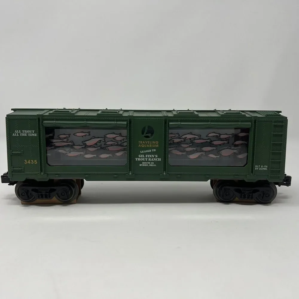 Lionel 3435 Gil Finn's Trout‎ Ranch Animated Aquarium Boxcar New In Box